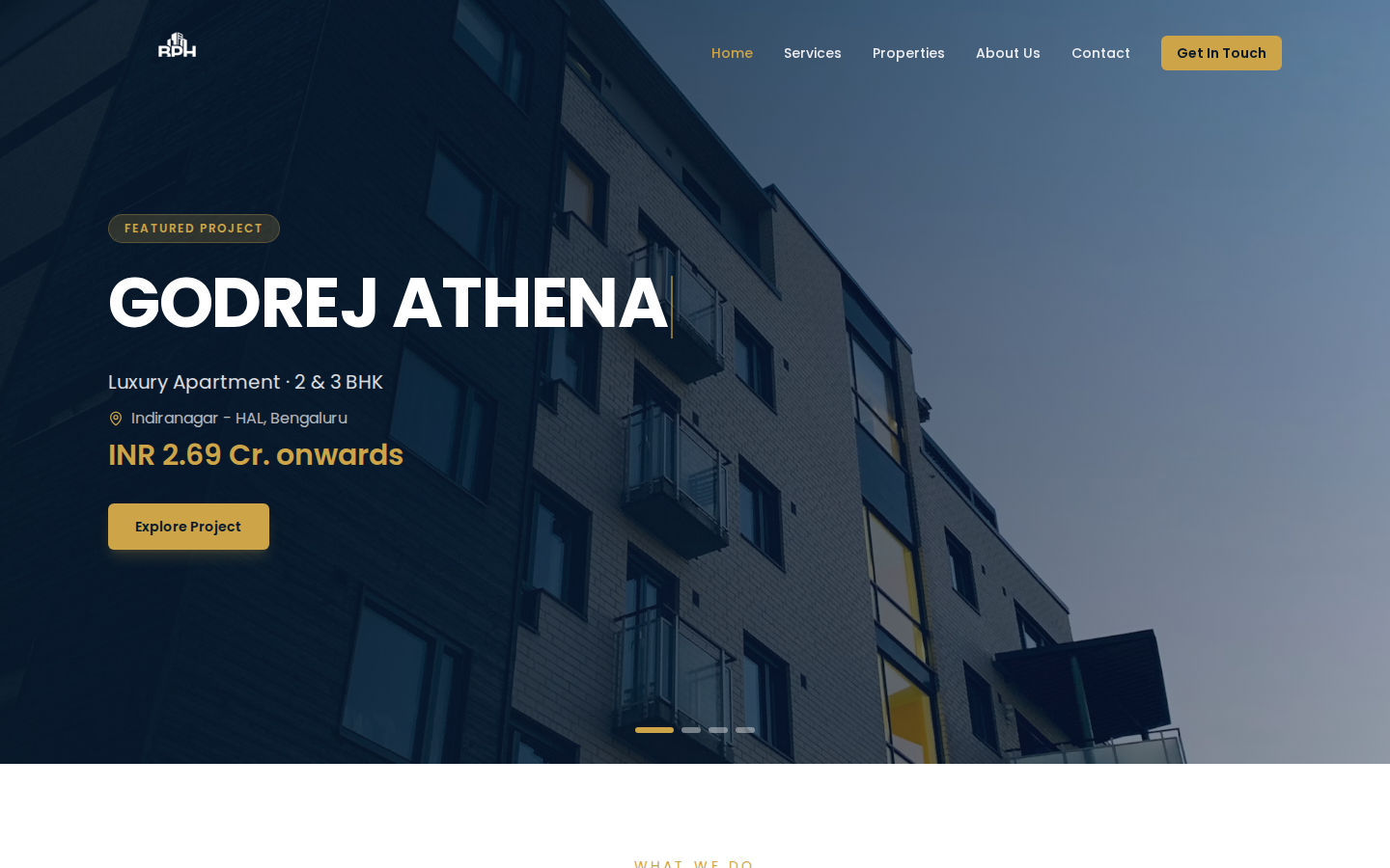 Bangalore Prime Homes website preview